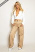 Wide Leg Cargo Trousers