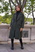 Zebra Print Long Line Coat