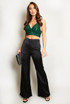 Satin Wide Leg Trouser