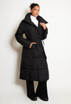 Tie Belt Puffer Coat 