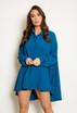 Dip Back Longline Blouse