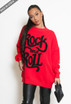 Rock And Roll Round Neck Jumper
