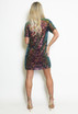 Sequin Mesh T-Shirt Dress