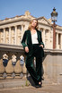 One Button Velvet Blazer And Trouser Set