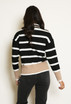 Roll Neck Striped Knitted Jumper