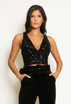 Sequin Plunge Bralet
