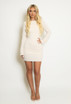 Plisse Long Sleeved Dress