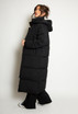 Quilted Puffer Coat With Hood