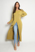 Maxi Jumper With Front Split