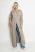 Maxi Jumper With Front Split