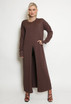 Maxi Jumper With Front Split