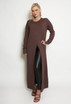 Maxi Jumper With Front Split