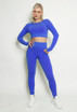 Active Long Sleeve Crop Top And Legging Set