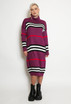 Stripe Roll Neck Jumper Dress