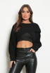 Cropped Wrap Jumper