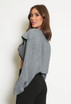 Cropped Wrap Jumper