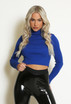 Cropped Button Shoulder Jumper