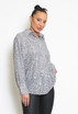 Long Sleeve Sequin Blouse