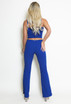 Bustier Crop Tops and Flare Trouser Set