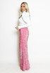 Sequin Elasticated Wide Leg Trouser