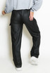 Straight Leg Cargo PU Trouser