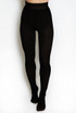 Black Fleece Lined Thermal Tights