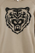 Tiger Embossed Hoodie