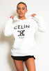 Celin Slogan Hoodie