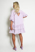 Layered Frill Shirt Dress