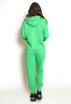 Neon Tag Patch Trim Hoodie And Joggers Set