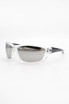 Clear Frame Sports Sunglasses 