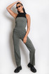 Bandeau Cargo Jumpsuit