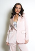 Luxe Satin Tailored One Button Blazer