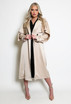 Luxe Satin Trench Coat