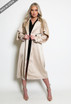 Luxe Satin Trench Coat