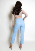 High Waisted Straight Leg Trouser