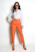 High Waisted Straight Leg Trouser