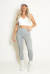 High Waist Ribbed Gym Leggings - PLUS SIZE