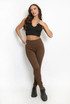 High Waist Ribbed Gym Leggings - PLUS SIZE