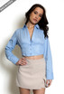 Cropped Fitted Shirt