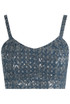 Dogtooth Sequin Bralet 
