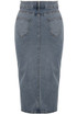 Denim Midi Skirt