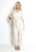 Belted Straight Leg Jumpsuit