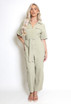 Belted Straight Leg Jumpsuit