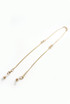 Beaded Gold Glasses Chain