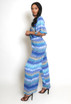 Belted Printed Wide Leg Jumpsuit