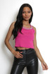 Fine Knit Crop Top With Diamante Trim