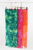 Tie Dye Print Side Slit Maxi Skirt