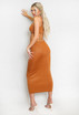 Cut Out Open Back Maxi Dress