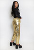 Elasticated Waist Metallic Trouser